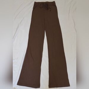 Skims Soft Lounge Rib Sleep Pant Cocoa Size 2XS NWOT